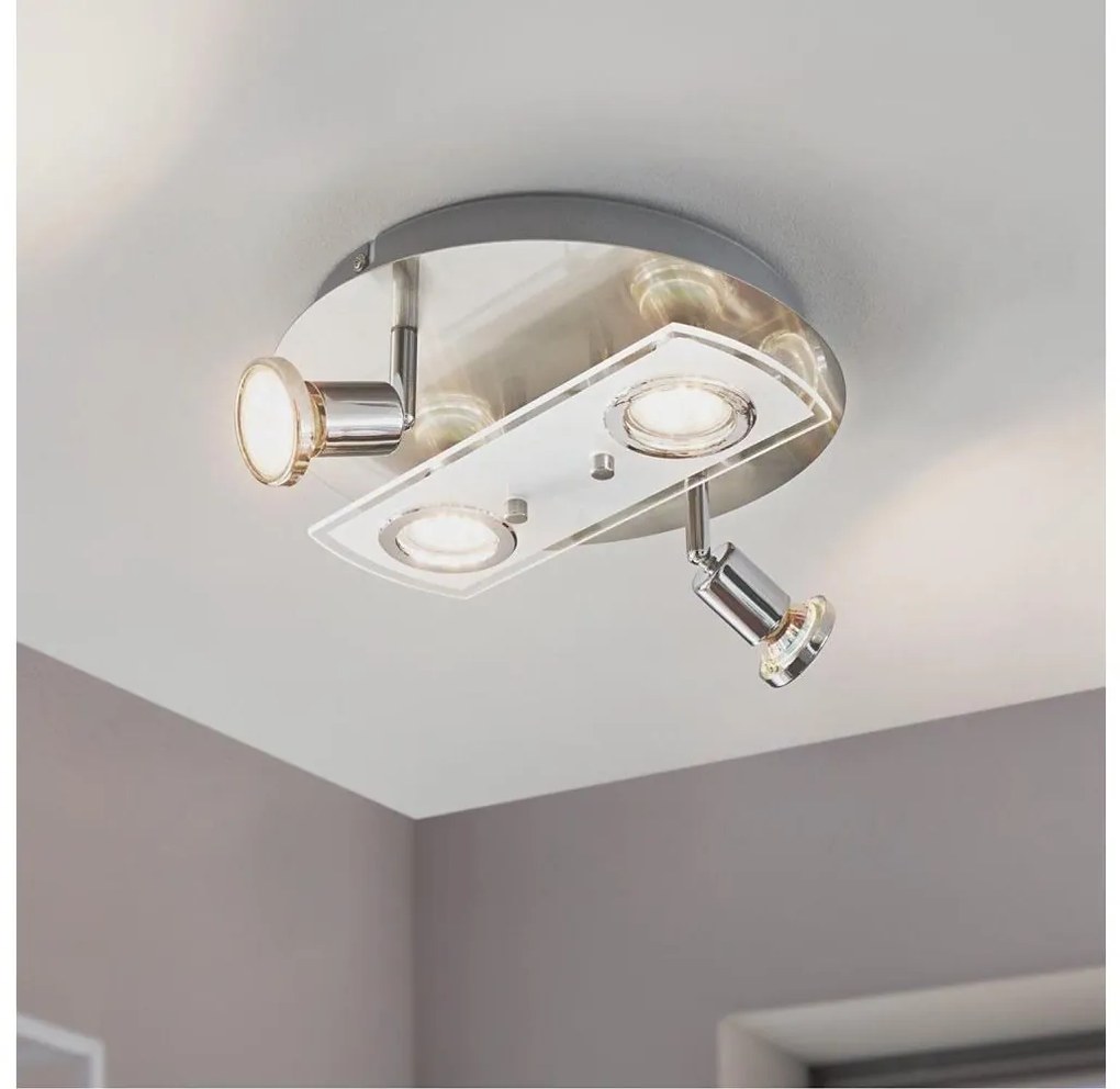 Eglo 32001 - LED таванно осветително тяло PAWEDO 1 4xGU10-LED/3W/230V