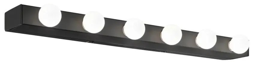 Ideal Lux - Аплик PRIVE 6xE14/40W/230V черен