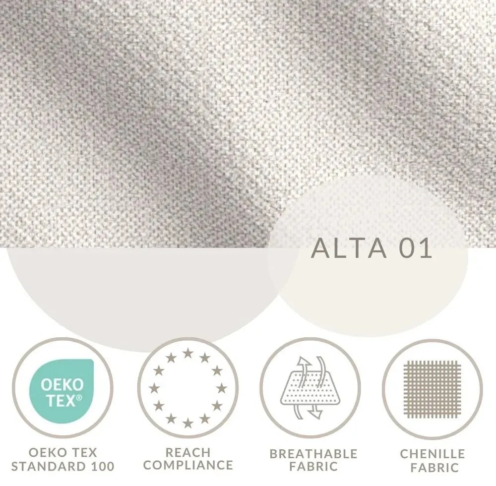 Кремаво боксспринг легло с място за съхранение 200x200 cm Blend – Maison de Rêve