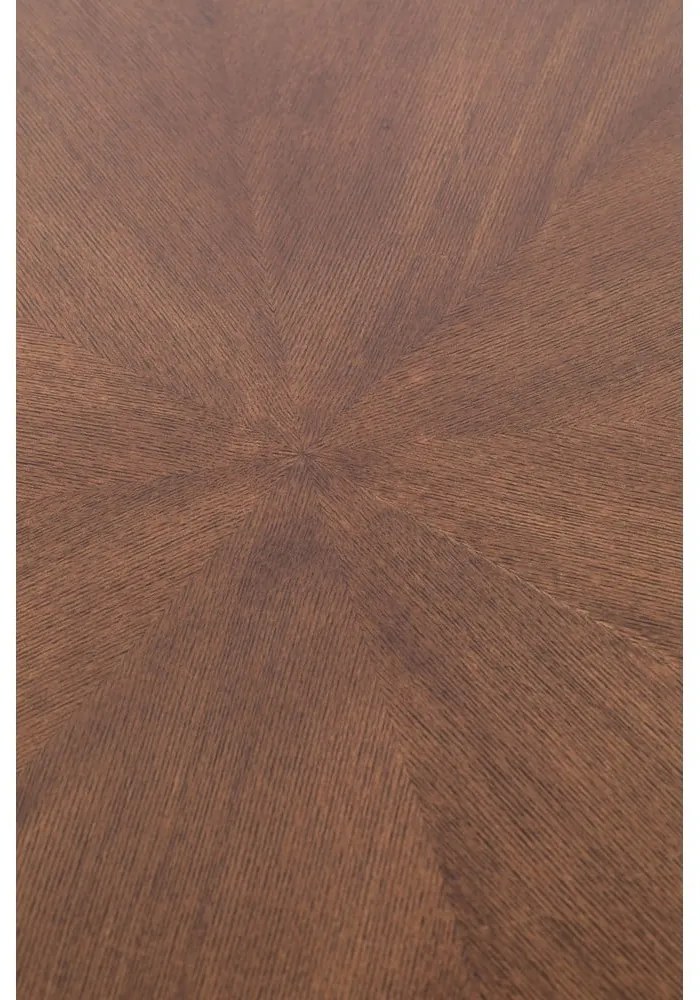 Кръгла маса за хранене с плот от орех ø 91 cm Denise - White Label