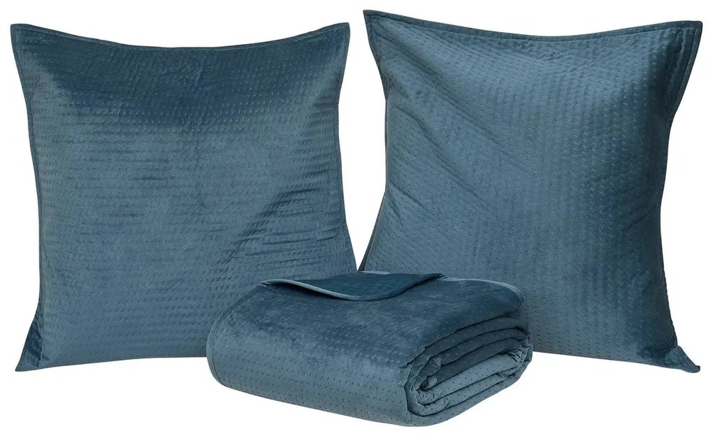 Комплект шалте с 2 бр. калъфка atmosphera Lilou, 240x260 cm - Слонова кост