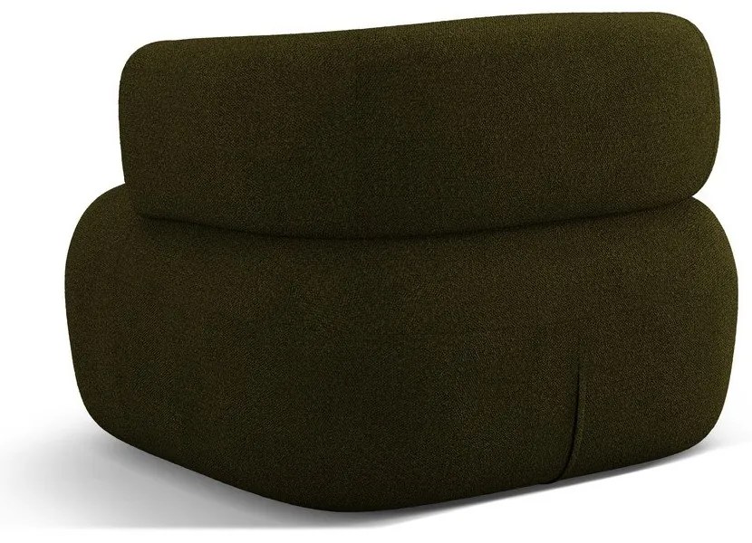 Зелено кресло от букле Jenny – Micadoni Home