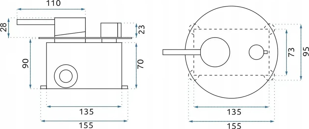 Душ система за вграждане Rea Lungo Titan