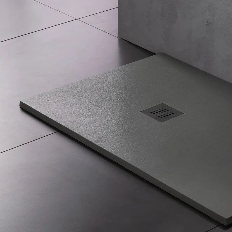 Душ правоъгълник - Sirene Slate-Сиво - Mat-140 x 80 см.