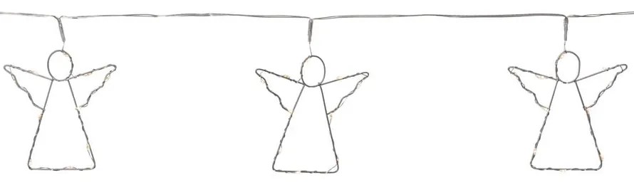 Светлинна верига на батерии с 8 броя крушки, дължина 175 cm Angela – Star Trading