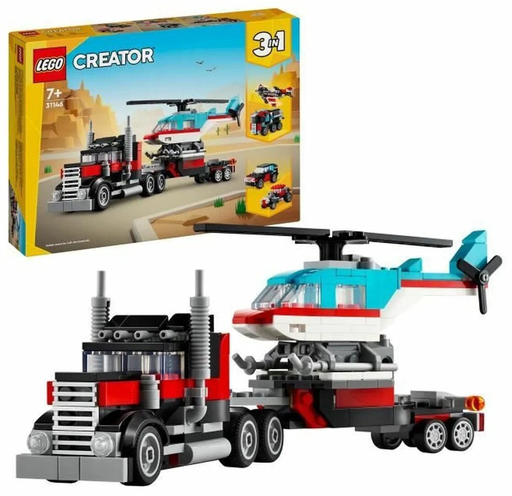 Playset Lego 31146 Creator Platform Truck with Helicopter 270 Части