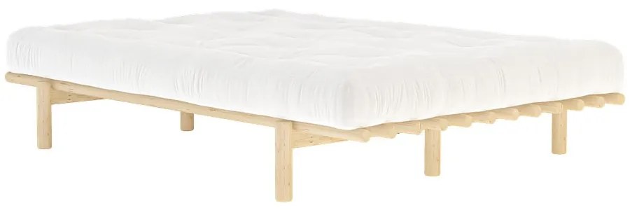 Двойно легло от борова дървесина с решетка 140x200 cm Pace - Karup Design