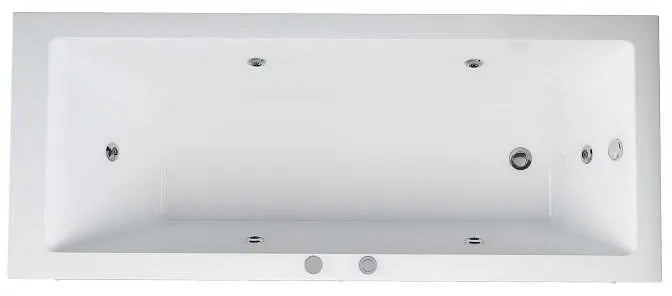 Хидромасажна вана ICSH 147050 W, Inter Ceramic,140x70x50см