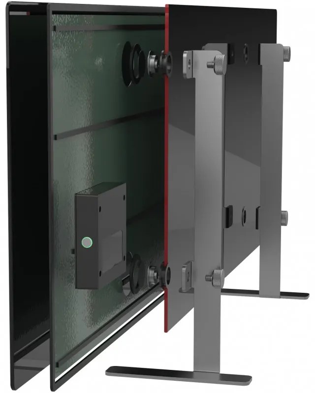 Разопакован: Електрически конвектор AENO AGH0002S, 700W, 30 м2, Мобилно приложение, Ултратънък, Wi-Fi, Черен