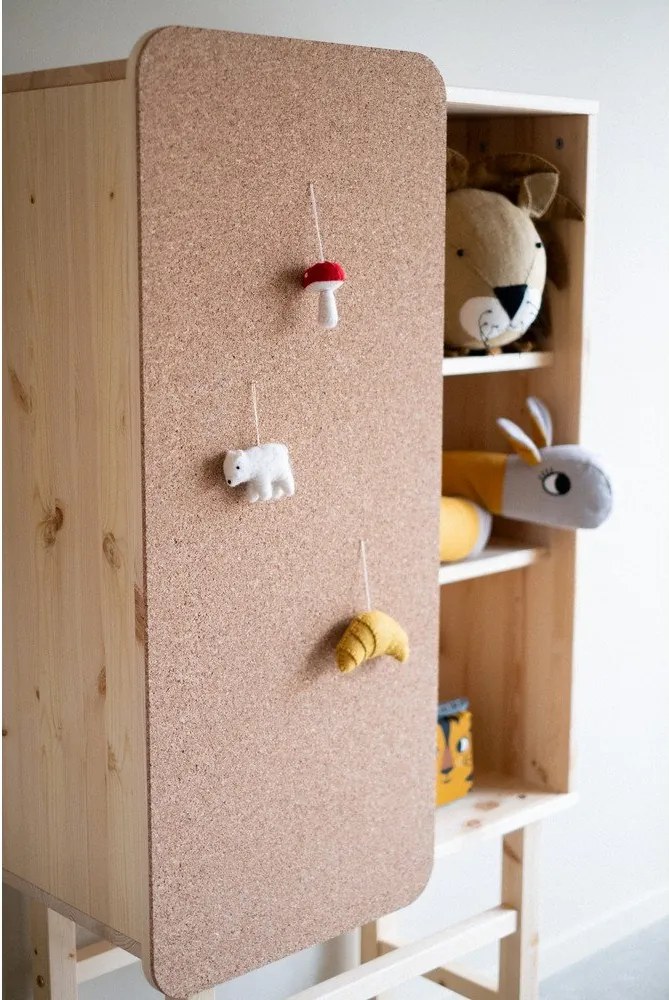 Библиотека от борова дървесина 70x142 cm Slide - Karup Design