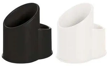 Пластмасов сушилник за прибори ZEN в черно / бяло M-841180 / 811008 - Horecano