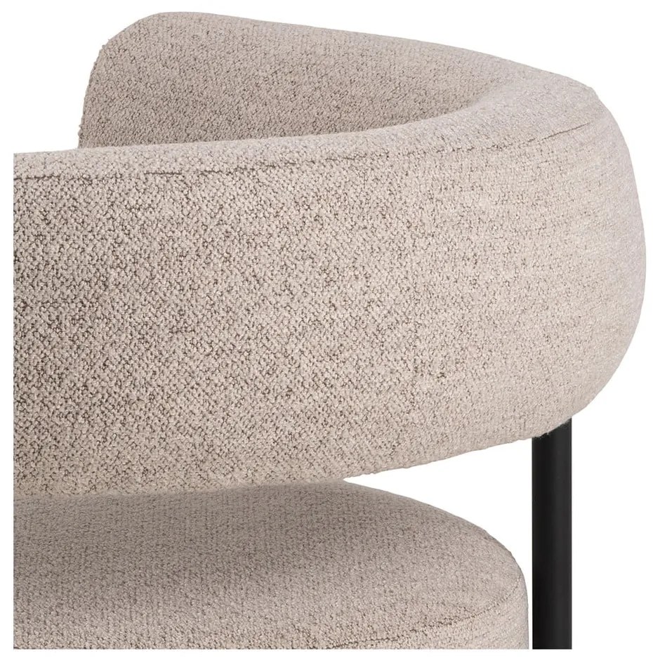 Бежово кресло от прежда с примки от букле Oakfield – Actona