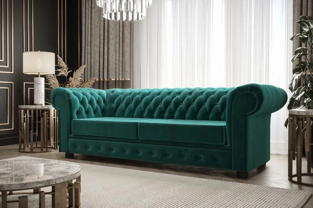 Разтегателен диван Country Max-Petrol-With bed