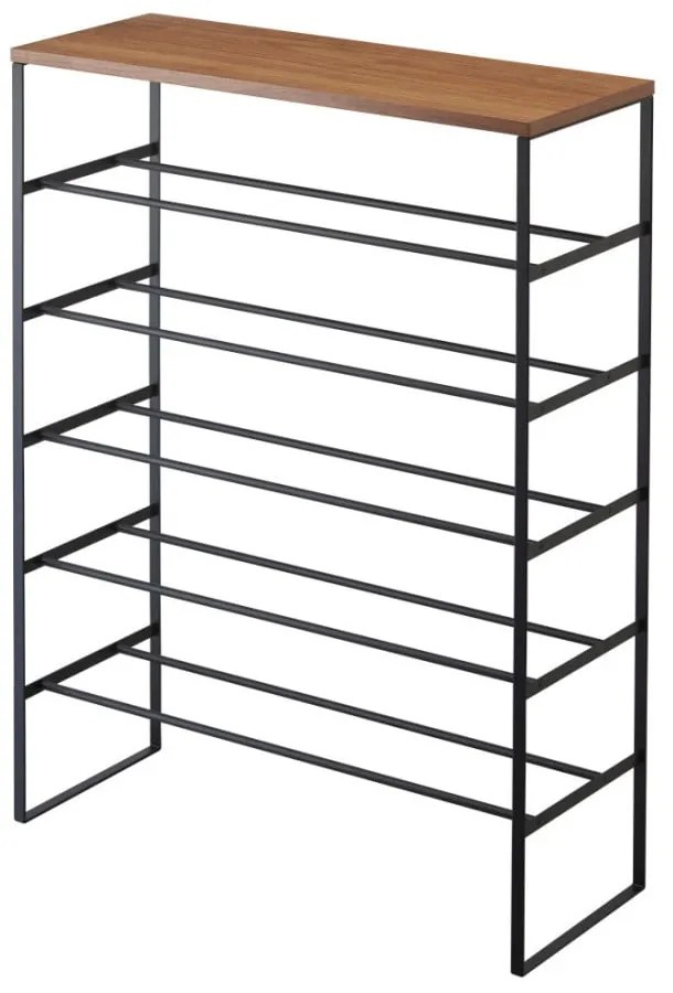 Черна метална стойка за обувки Tower – YAMAZAKI