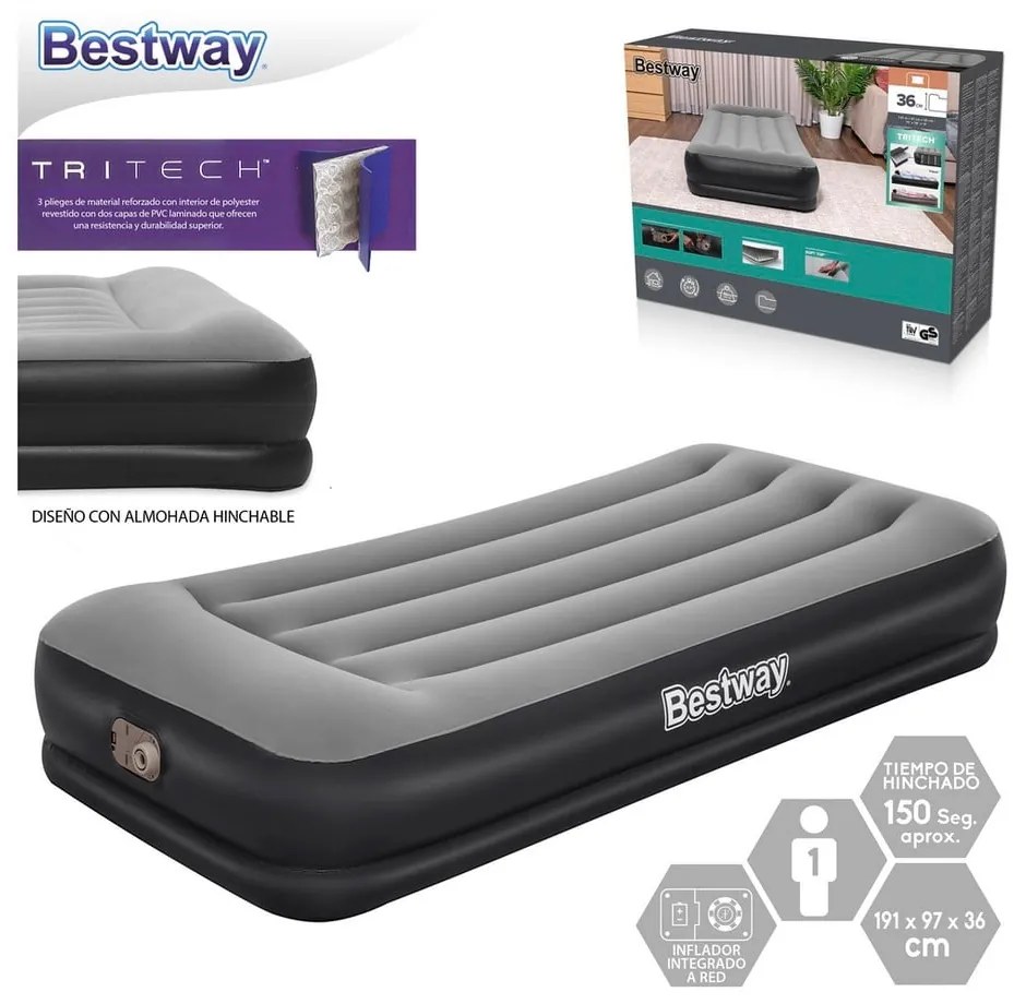 Надуваем матрак – Bestway