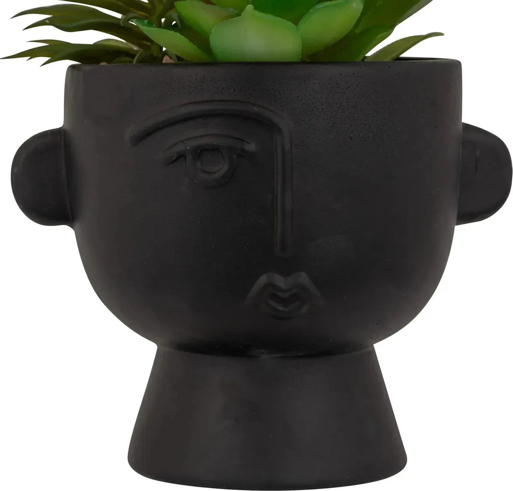 Изкуствено растение atmosphera Dusty Succulent, 22 cm, Различни видове