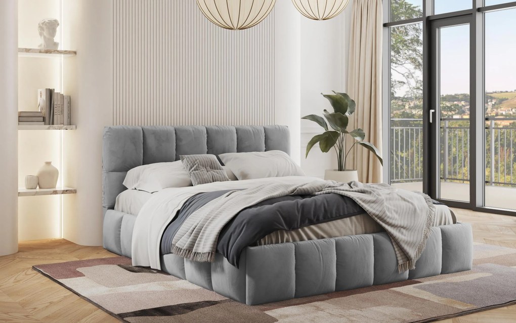 Тапицирана спалня за матрак 180/200 Фиорела