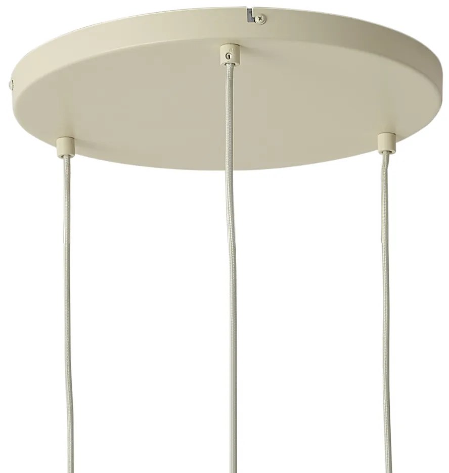 Модерен висящa лампa бежовa със злато 3 светлини - Kora