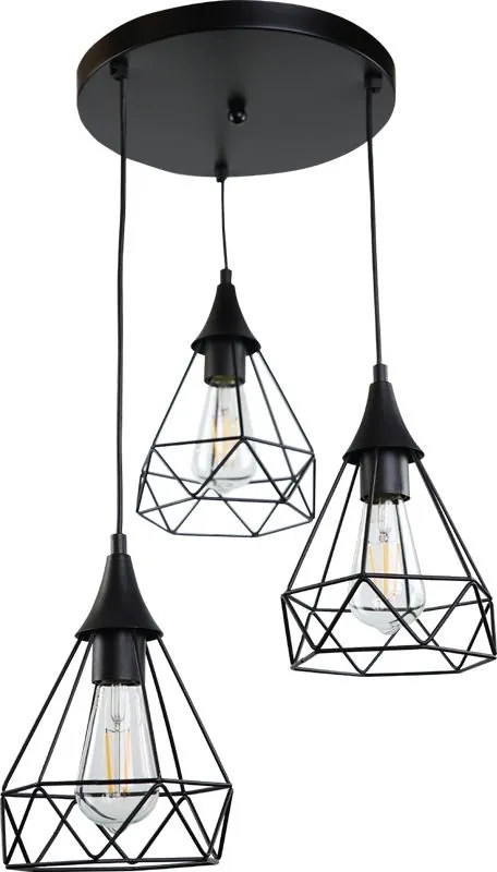 Светлина за окачване InLight 4024-3 ROSETTE-Mauro