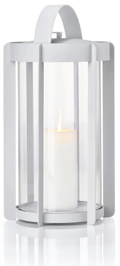 Светлосив LED фенер с USB (височина 35 cm) Firefly – Zone