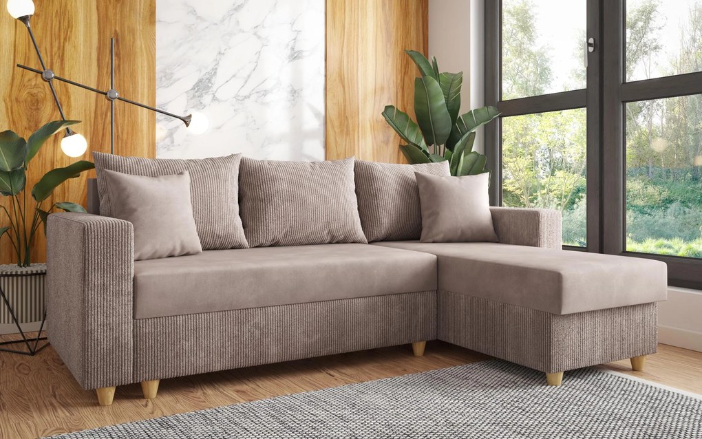 Разтегателен ъглов диван Финикс