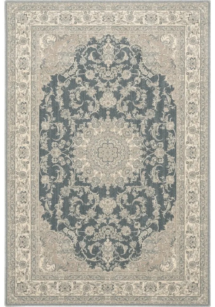 Сив вълнен килим 133x180 cm Beatrice - Agnella