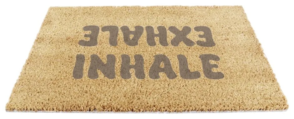 Изтривалка от кокосови влакна 60x90 cm Inhale Exhale – Artsy Doormats