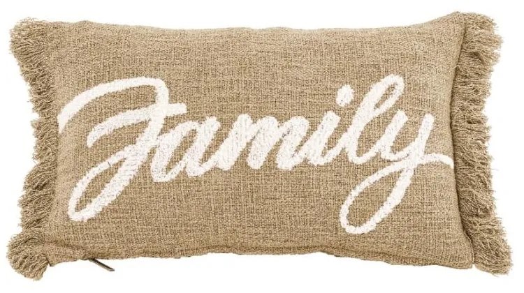 Декоративна възглавница 50x30 cm Cotton Slub Family - Tiseco Home Studio