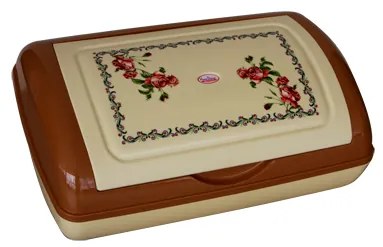 Пластмасова кутия за хляб декор (EK-220) малка