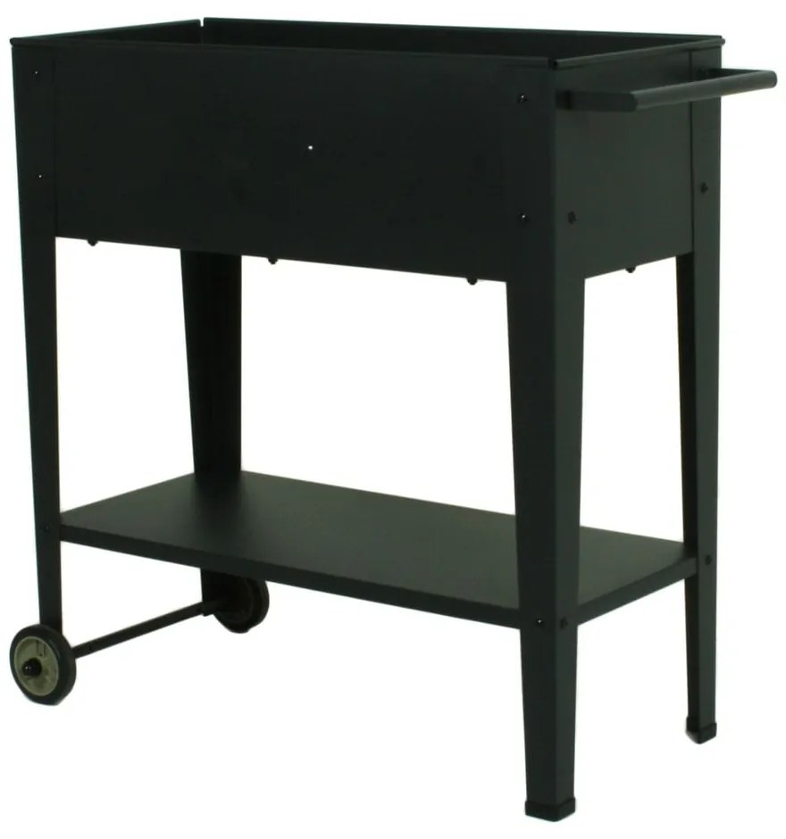 Мобилна метална саксия за цветя - Garden Pleasure