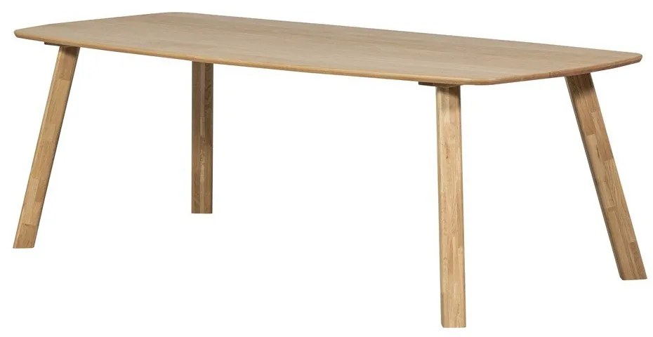 Трапезна маса от масивен дъб 100x220 cm Tablo – WOOOD