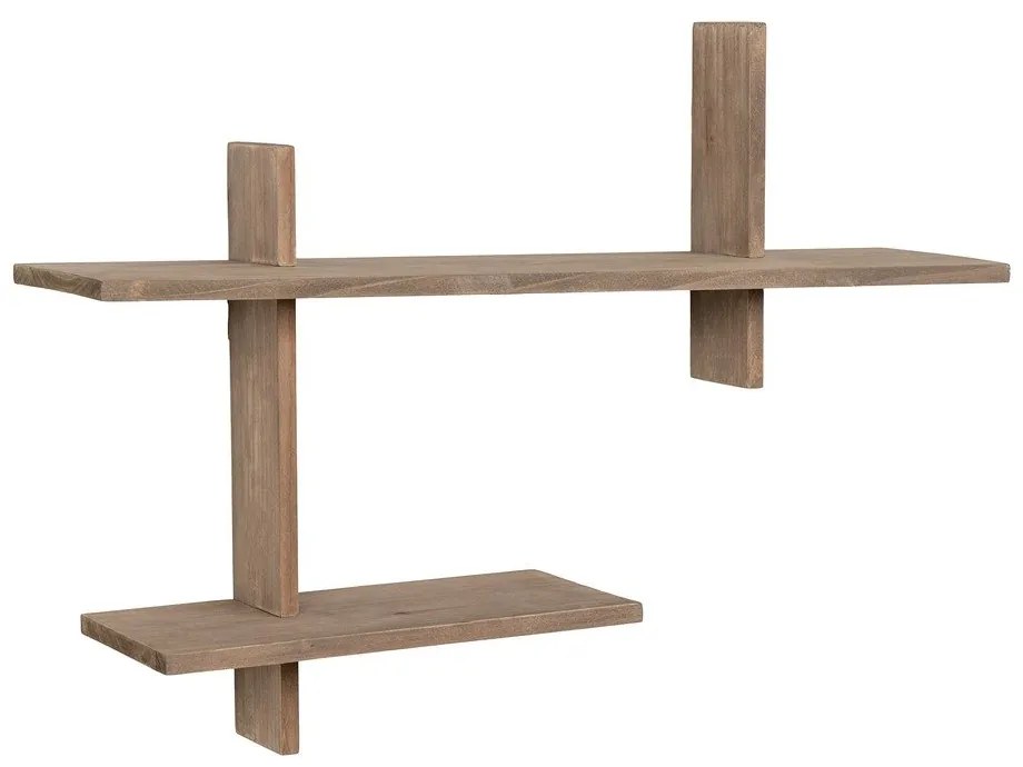 Двуетажен рафт от борова дървесина в естествен цвят Ovada - House Nordic