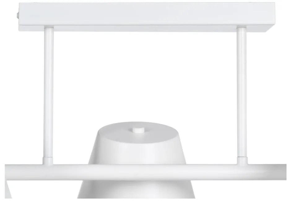 Бяло осветително тяло за таван 38x62,5 cm Simplico – Ixia