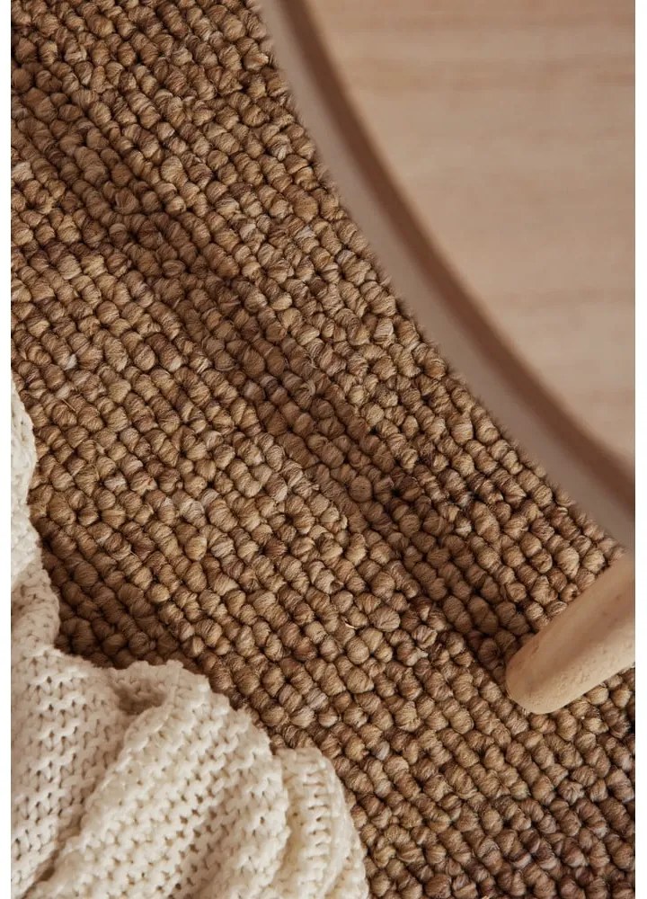 Светлокафяв килим подходящ за пране 120x170 cm Rocco Caramel – Elle Decoration