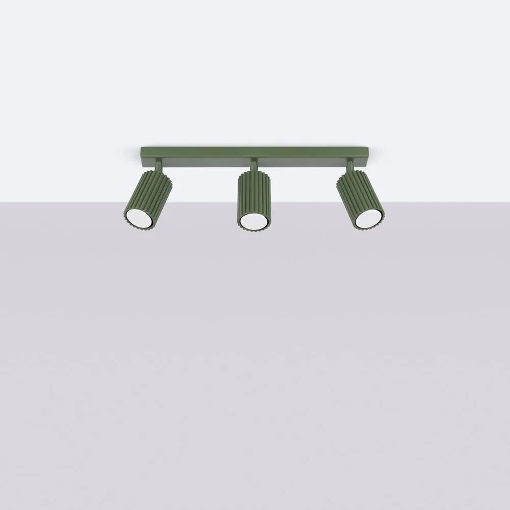 Зелен прожектор 6,5x45 cm Gleam – Sollux