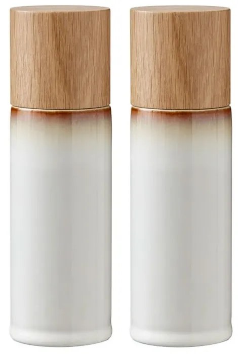 Бял керамичен комплект мелнички за сол и пипер 2 бр. Gastro Cream – Bitz