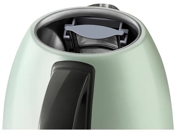 Електрическа кана BUYDEEM K640, 2400W, 1.7 л, Защита от кипене на сухо, Без BPA, LED, Светлозелен