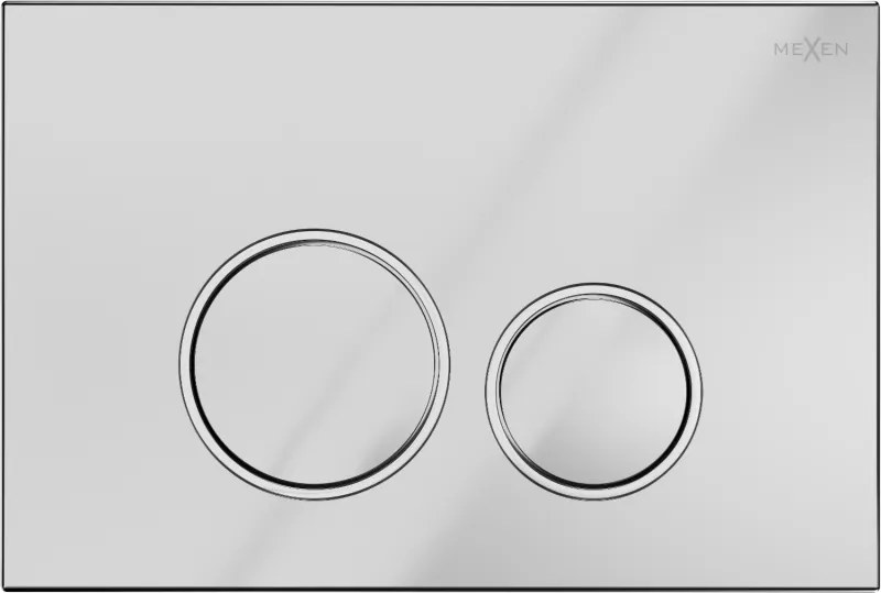 Mexen Fenix Air 05 пневматичен бутон за промиване, лъскав хром - 6A0501