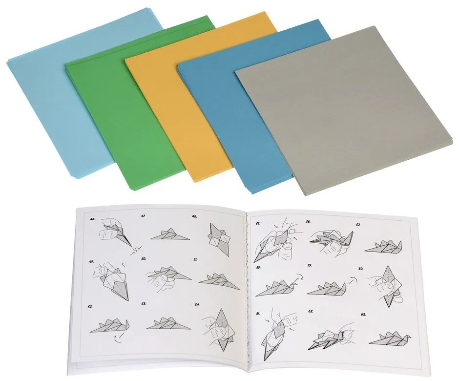 Комплект за оригами Prehistoric Land - Rex London