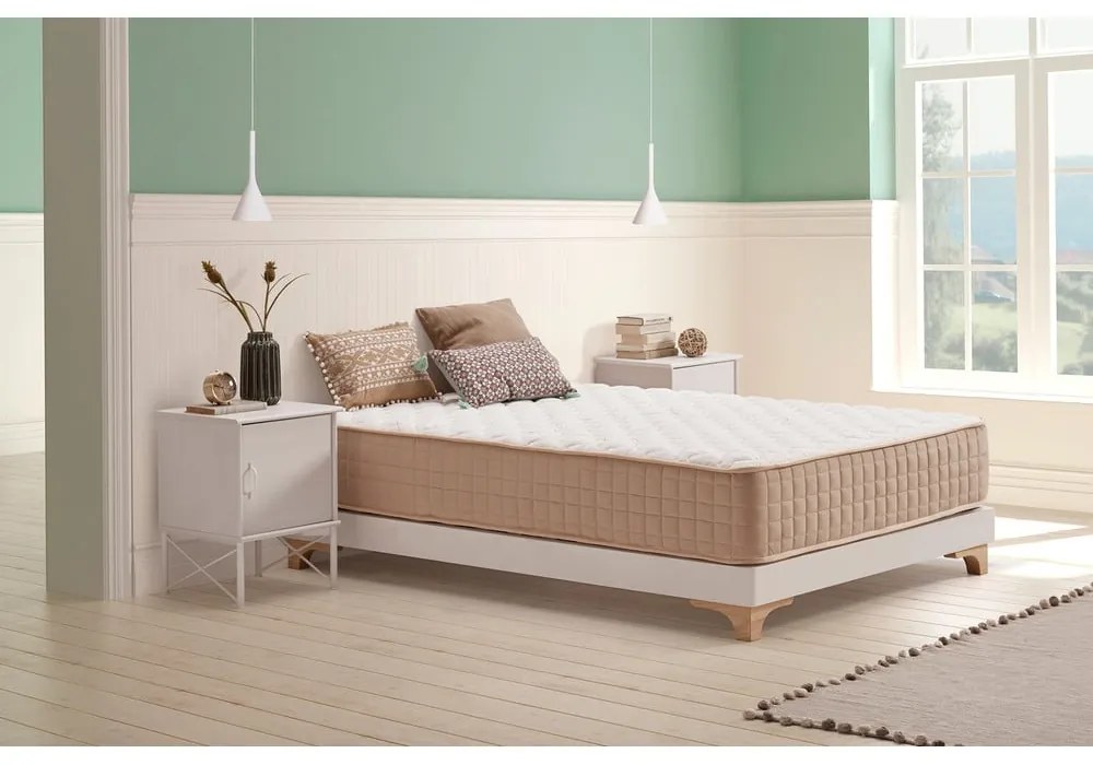 Твърд/средно твърд с пяна матрак с две лица 140x200 cm DOGMA – Moonia