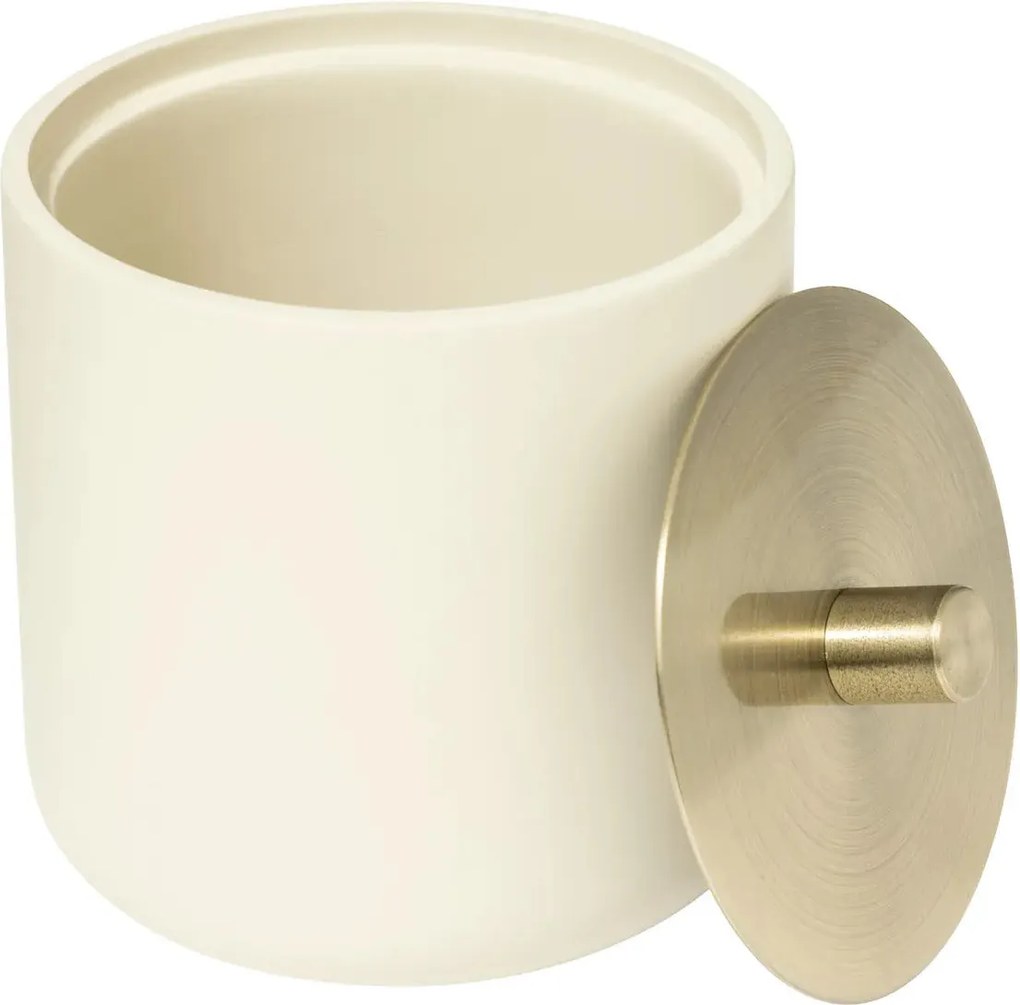 Контейнер за памук 5five Duo - Слонова кост