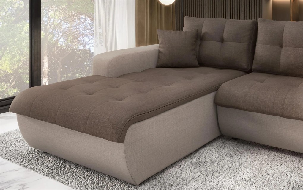 Разтегателен ъглов диван Дарвин