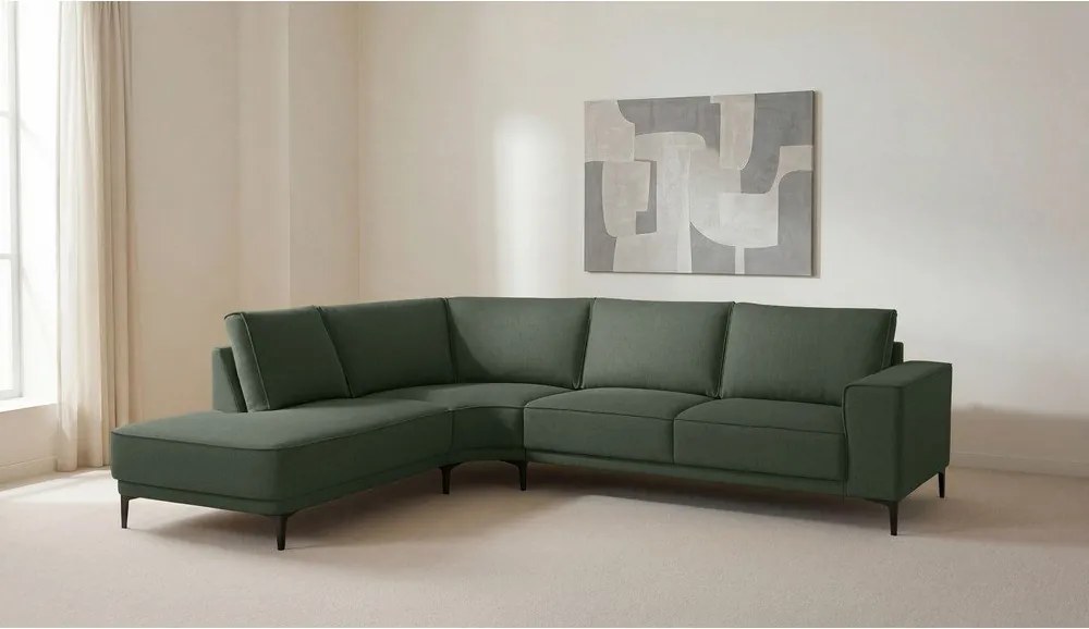 Ъглов диван в цвят каки (ляв ъгъл) Copenhagen – Scandic