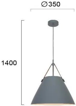 Таванна светлина viokef Hector ∅35