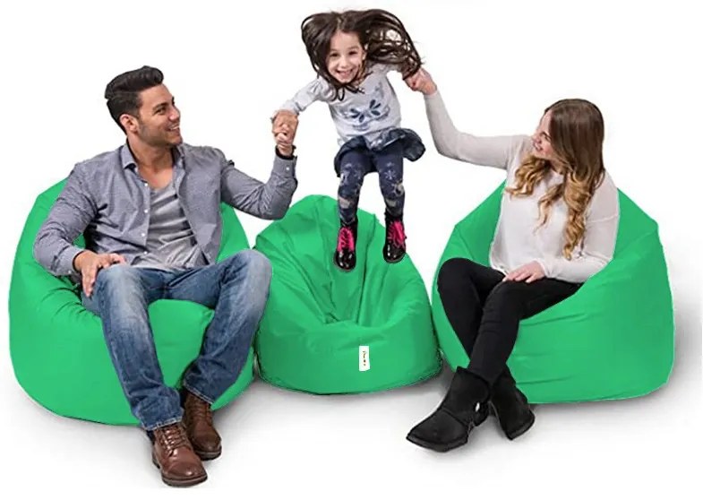 Градински пуф Iyzi 100 Cushion Pouf, цвят Шамфъстък Зелен