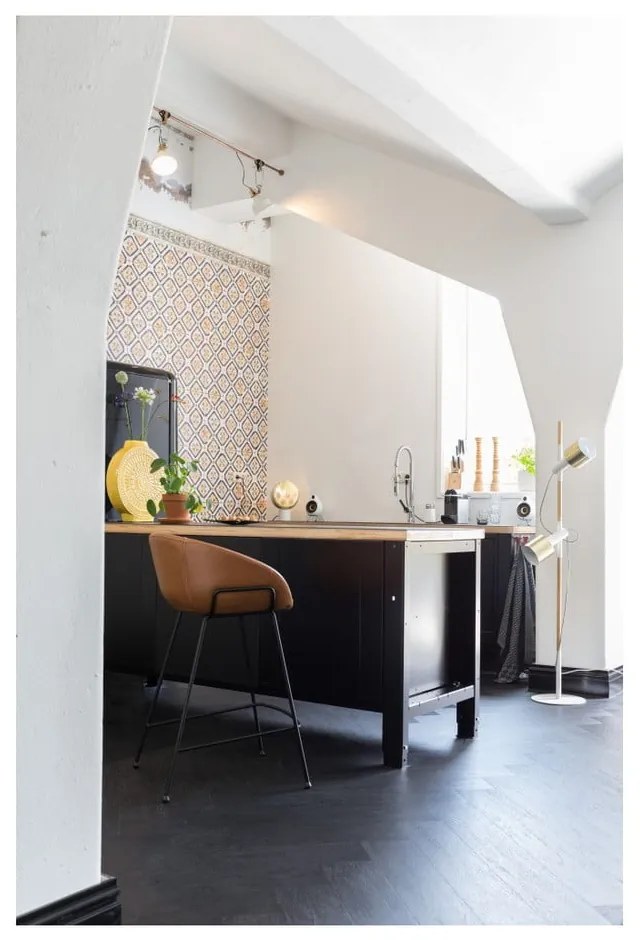 Комплект от 2 кафяви бар столове , височина на седалката 65 cm Feston - Zuiver