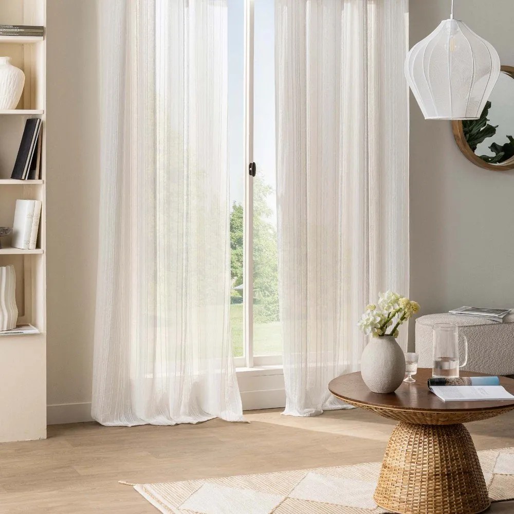 Бяло перде 140x260 cm Zaho – douceur d'intérieur