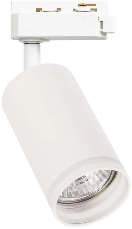 Спот за 1-фазна шинна система PIPE 1xGU10/10W/230V бял