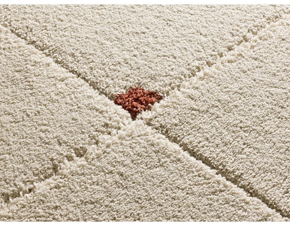 Килим в тухлен и кремав цвят 60x120 cm Brenda – Universal