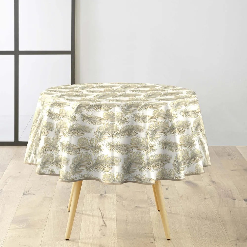 Покривка за маса ø 160 cm Plumina – douceur d'intérieur